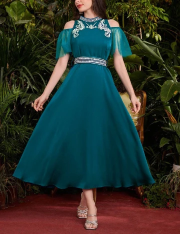 Rochie medie SHEIN, albastru