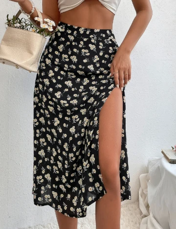 Fusta SHEIN, floral print