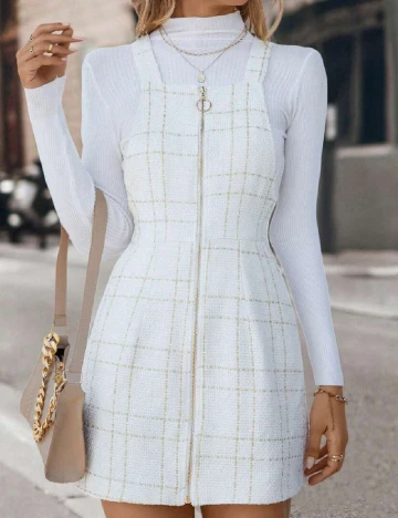 Rochie scurta SHEIN, alb