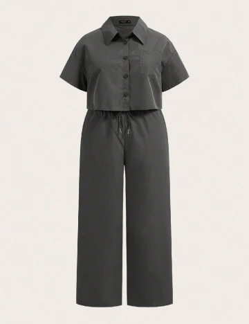 Compleu SHEIN CURVE, gri