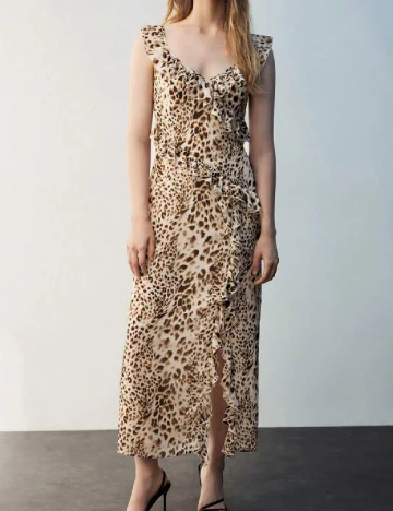 Rochie lunga SHEIN, animal print