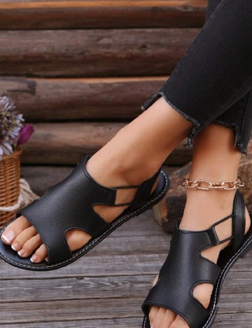 Sandale SHEIN, negru