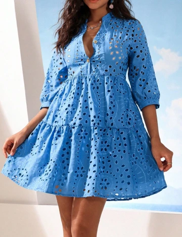 Rochie scurta SHEIN, albastru