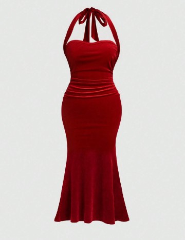 
						Rochie medie SHEIN CURVE, rosu