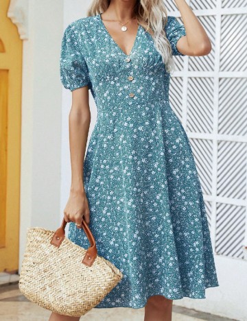 
						Rochie medie SHEIN, albastru