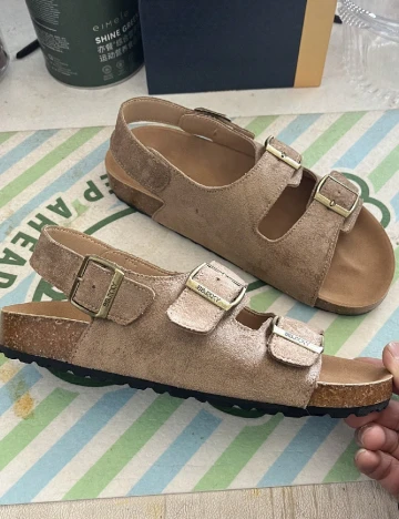 Sandale SHEIN, maro deschis