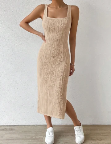 Rochie medie SHEIN, crem