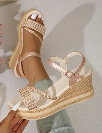 Sandale SHEIN, crem