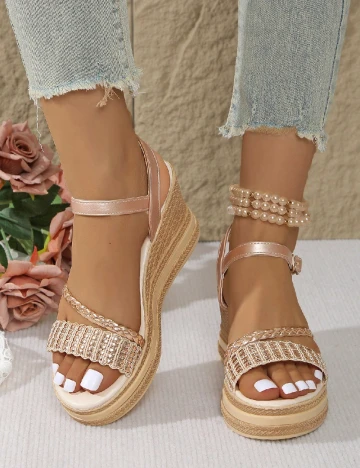 Sandale SHEIN, crem