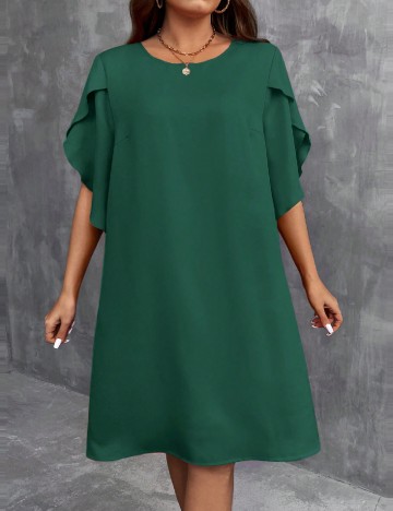 
						Rochie medie SHEIN CURVE, verde