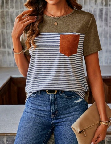 
						Tricou SHEIN, mix culori