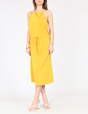 Rochie medie Zara, galben