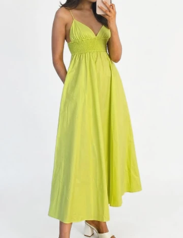 Rochie lunga Zara, verde
