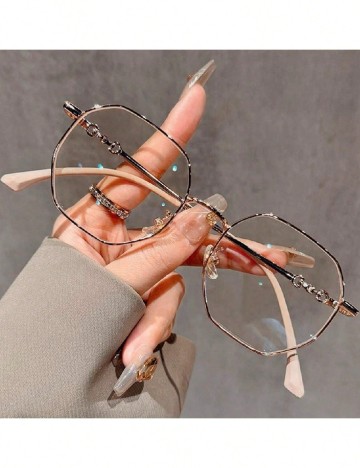 
						Ochelari SHEIN, auriu