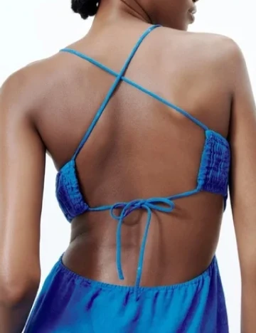 Rochie medie Zara, albastru