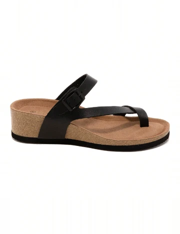 Sandale Ideal Shoes, negru