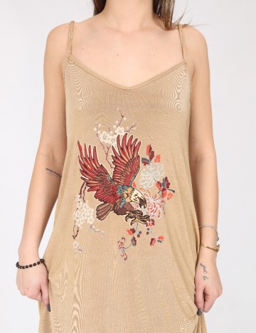 Rochie scurta Zara, maro deschis