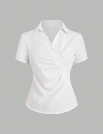 
						Camasa SHEIN CURVE, alb