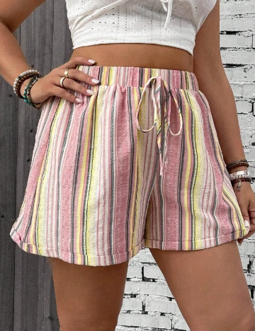 Pantaloni scurti SHEIN CURVE, mix culori