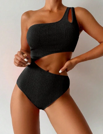 Costum de baie SHEIN, negru