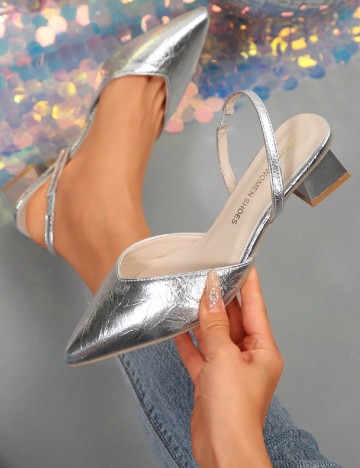 
						Pantofi SHEIN, argintiu