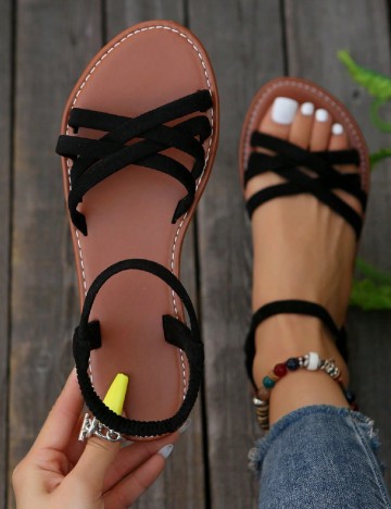 Sandale SHEIN, negru