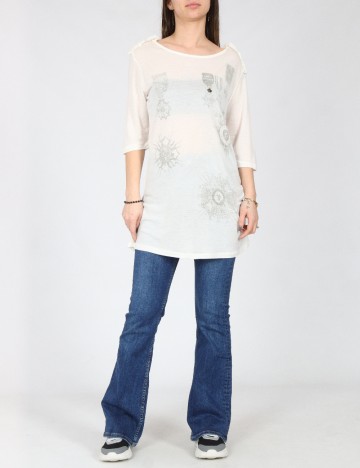 Bluza Zara, alb