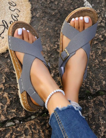 Sandale SHEIN, gri