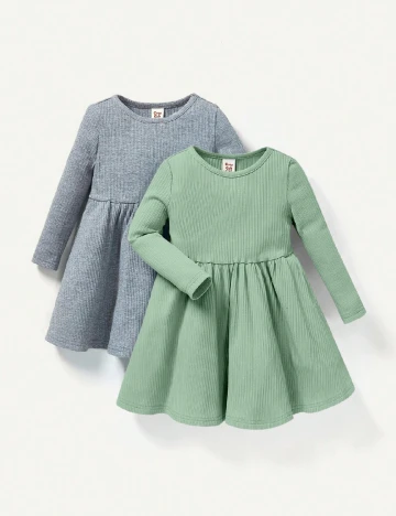 Set Rochii 2 bucati CozyCub, mix culori