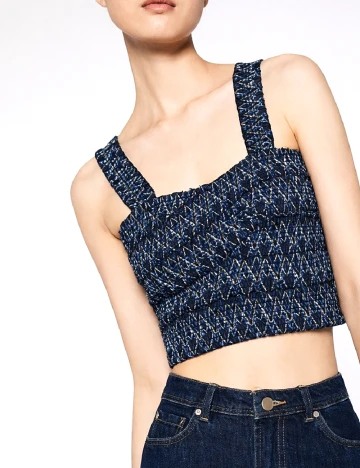 Top Zara, bleumarin