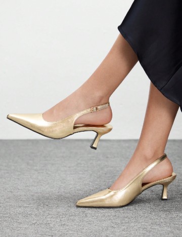 
						Pantofi SHEIN, auriu