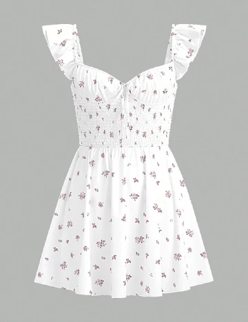 Rochie scurta SHEIN, floral