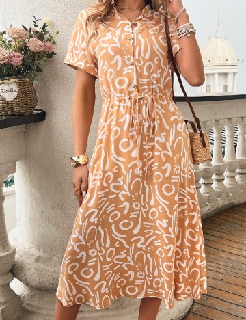 
						Rochie medie SHEIN, maro