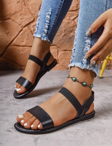 
						Sandale SHEIN, negru