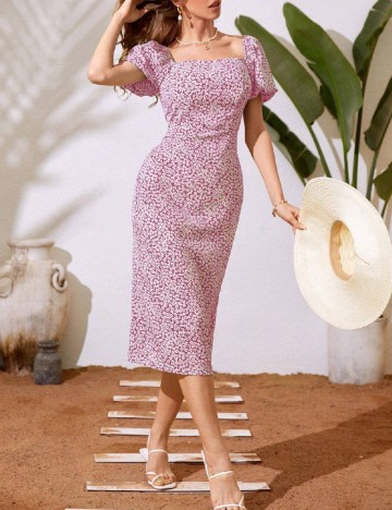 
						Rochie medie SHEIN, floral print