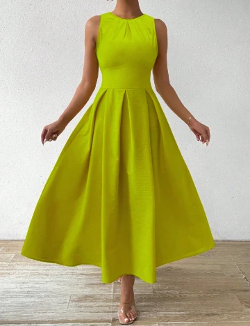 Rochie lunga SHEIN, verde