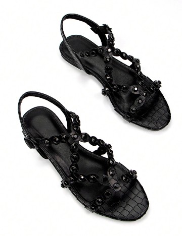 
						Sandale SHEIN, negru