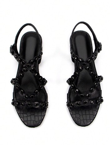 Sandale SHEIN, negru