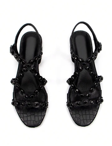 Sandale SHEIN, negru