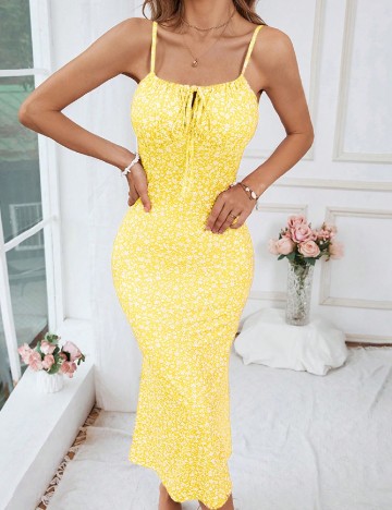 
						Rochie medie SHEIN, galben
