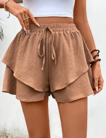 Pantaloni scurti SHEIN, maro