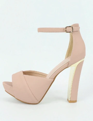 Sandale SHEIN, roz pal