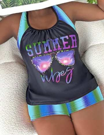 
						Costum de baie SHEIN CURVE, mix culori