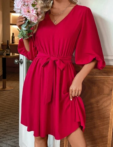 Rochie scurta SHEIN, rosu