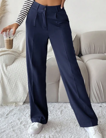 Pantaloni SHEIN, bleumarin