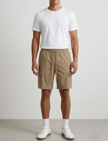 
						Pantaloni scurti SHEIN, kaki