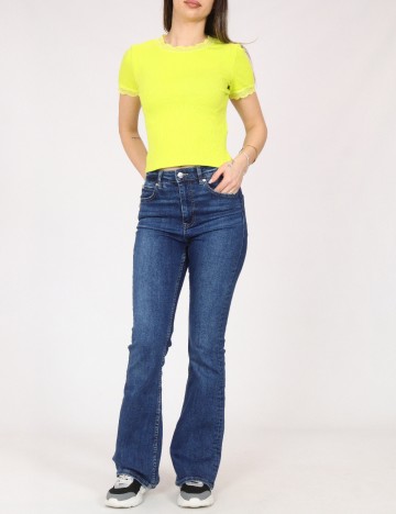 Tricou Zara, verde neon