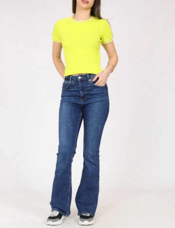 Tricou Zara, verde neon