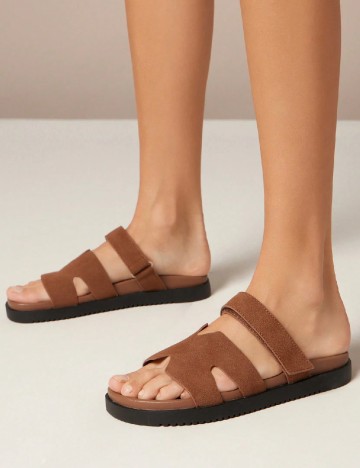 Sandale SHEIN, maro
