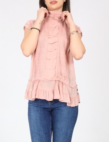 Bluza Zara, roz pudra